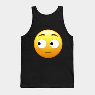 Side Eye Face Emoji | Pop Art Tank Top